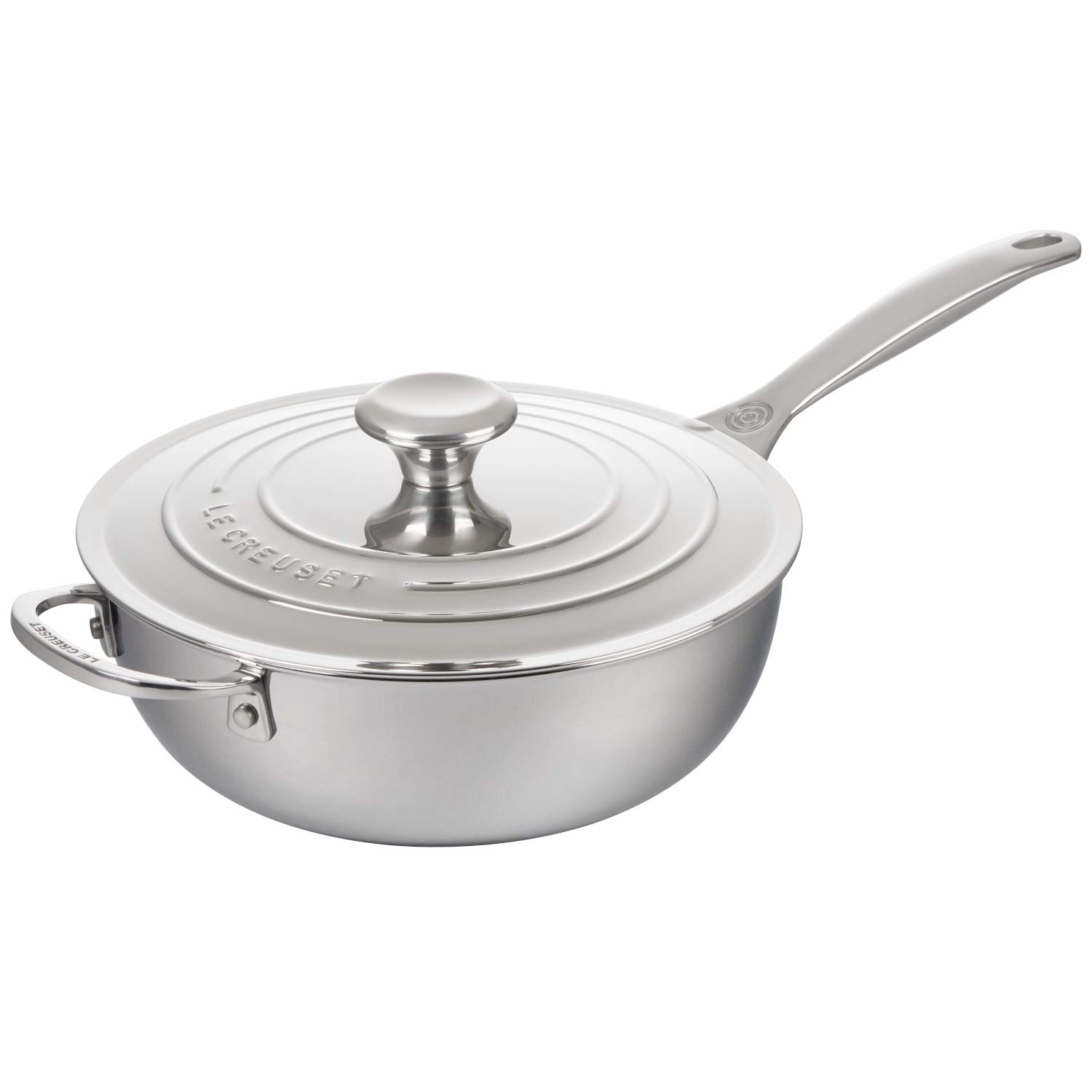 le-creuset-padella-dello-chef-24-cm-con-coperchio-in-acciaio-inox-interno-antiad image 4