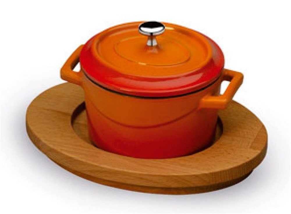 pentole-agnelli-coghswt10000-vassoio-tondo-in-legno-naturale-per-mini-casseruola image 1