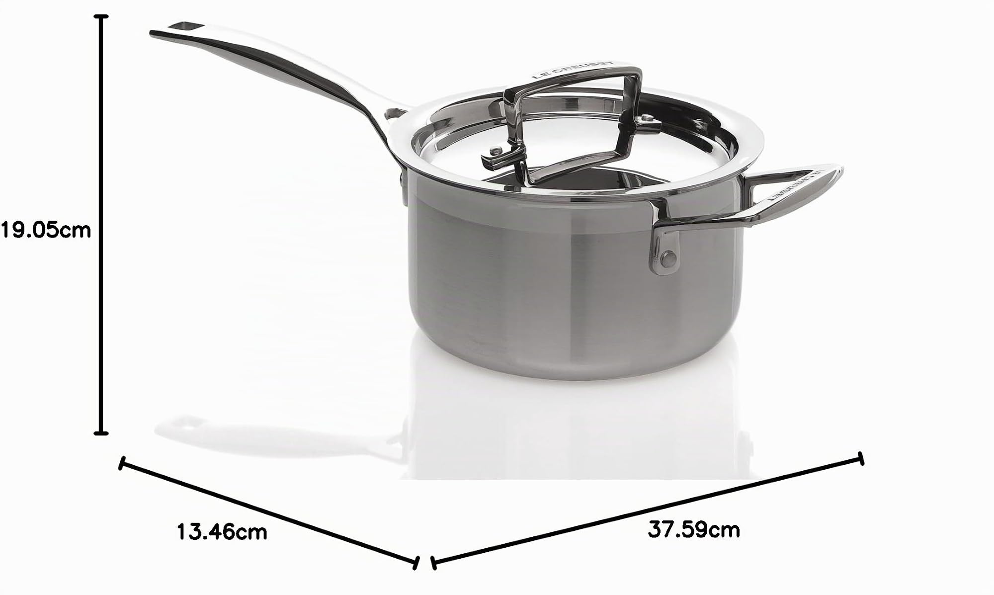 le-creuset-casseruola-classica-manico-lungo-con-coperchio-3-strati-in-acciaio-in image 3