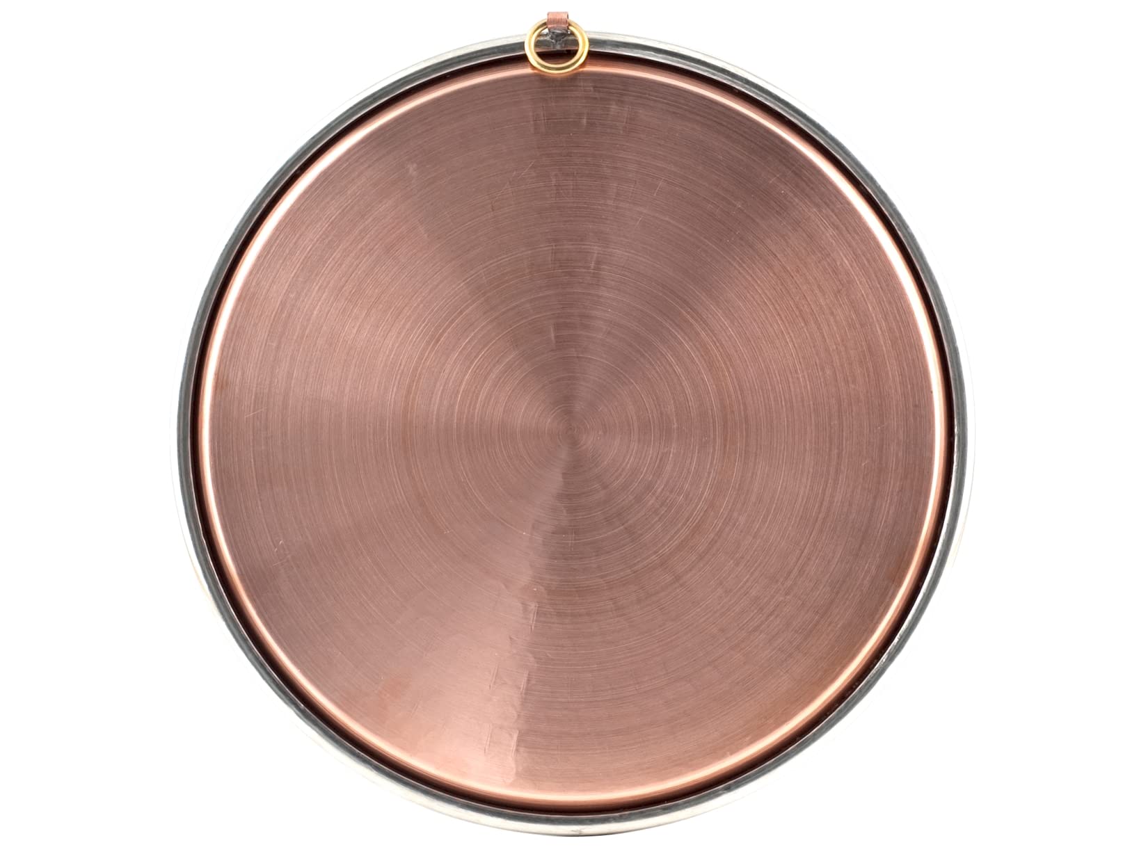 pentole-agnelli-linea-rame-tortiera-per-farinata-martellata-2-mm-con-orlo-30-cm- image 5