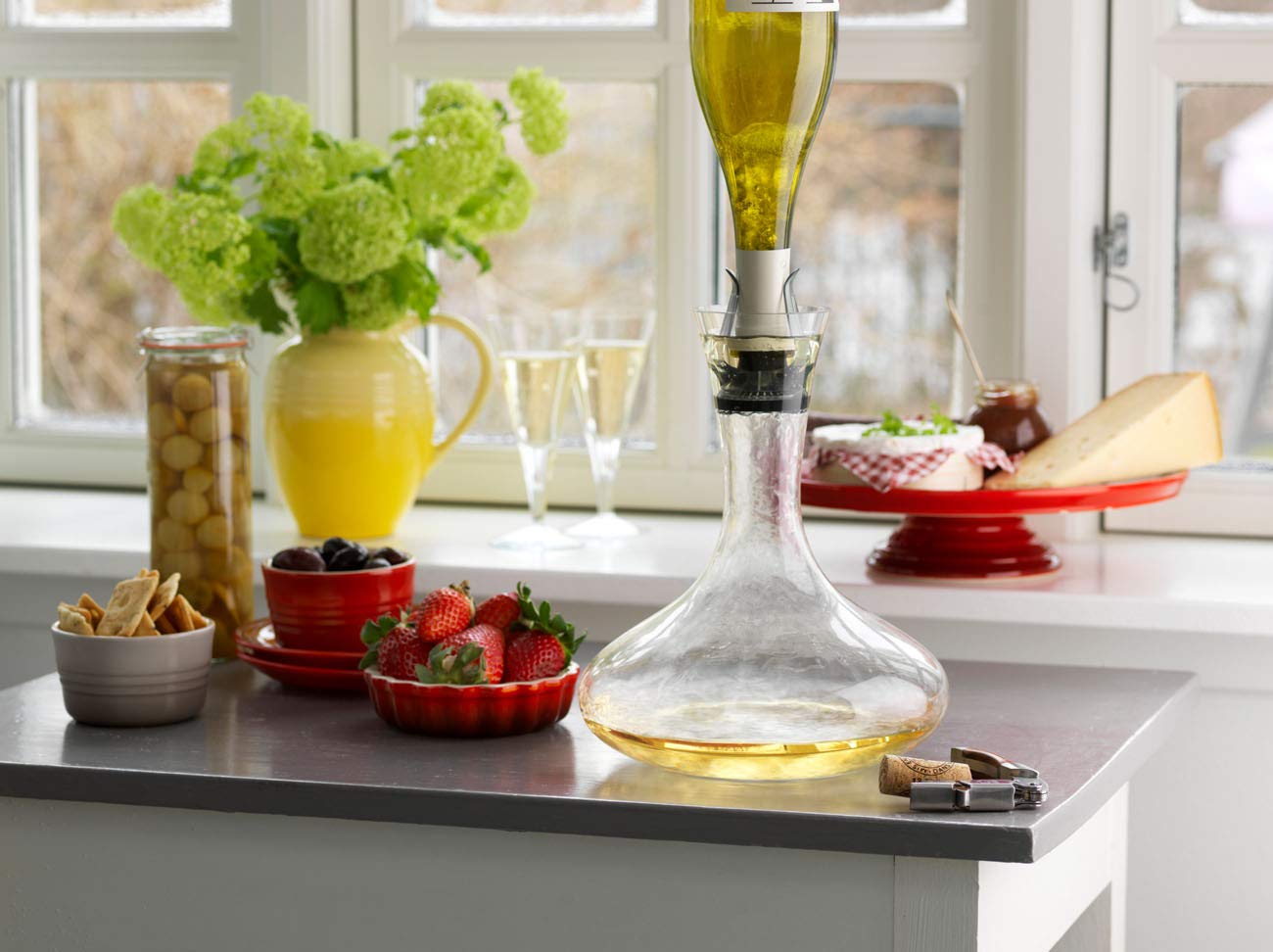 le-creuset-cavatappi-sommelier-a-doppia-leva-wt110w-legno-e-acciaio-inox-con-apr image 2
