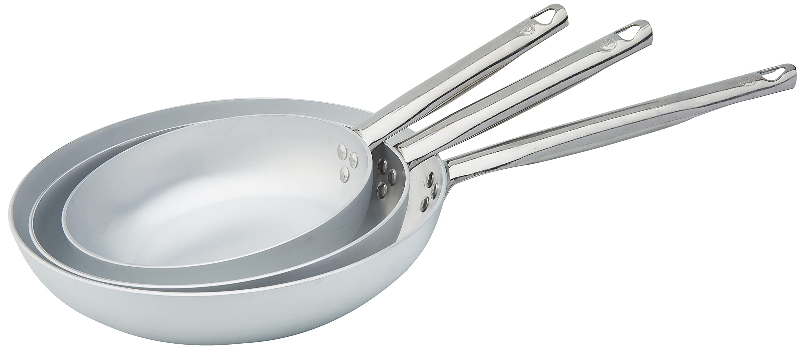 pentole-agnelli-padella-svasata-alta-a-saltare-30-cm-in-alluminio-3-mm-con-manic image 1