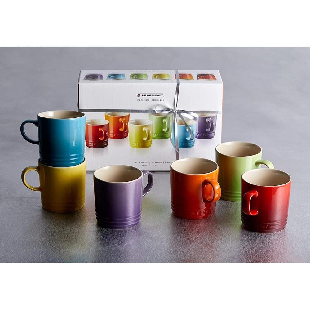 le-creuset-set-6-tazze-mug-london-in-gres-vetrificato-350-ml-arcobaleno-multicol image 5