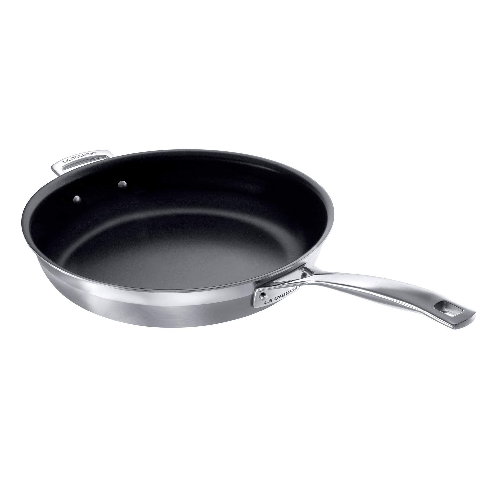 le-creuset-padella-bassa-30-cm-3-ply-in-acciaio-inox-con-interno-antiaderente-in image 1