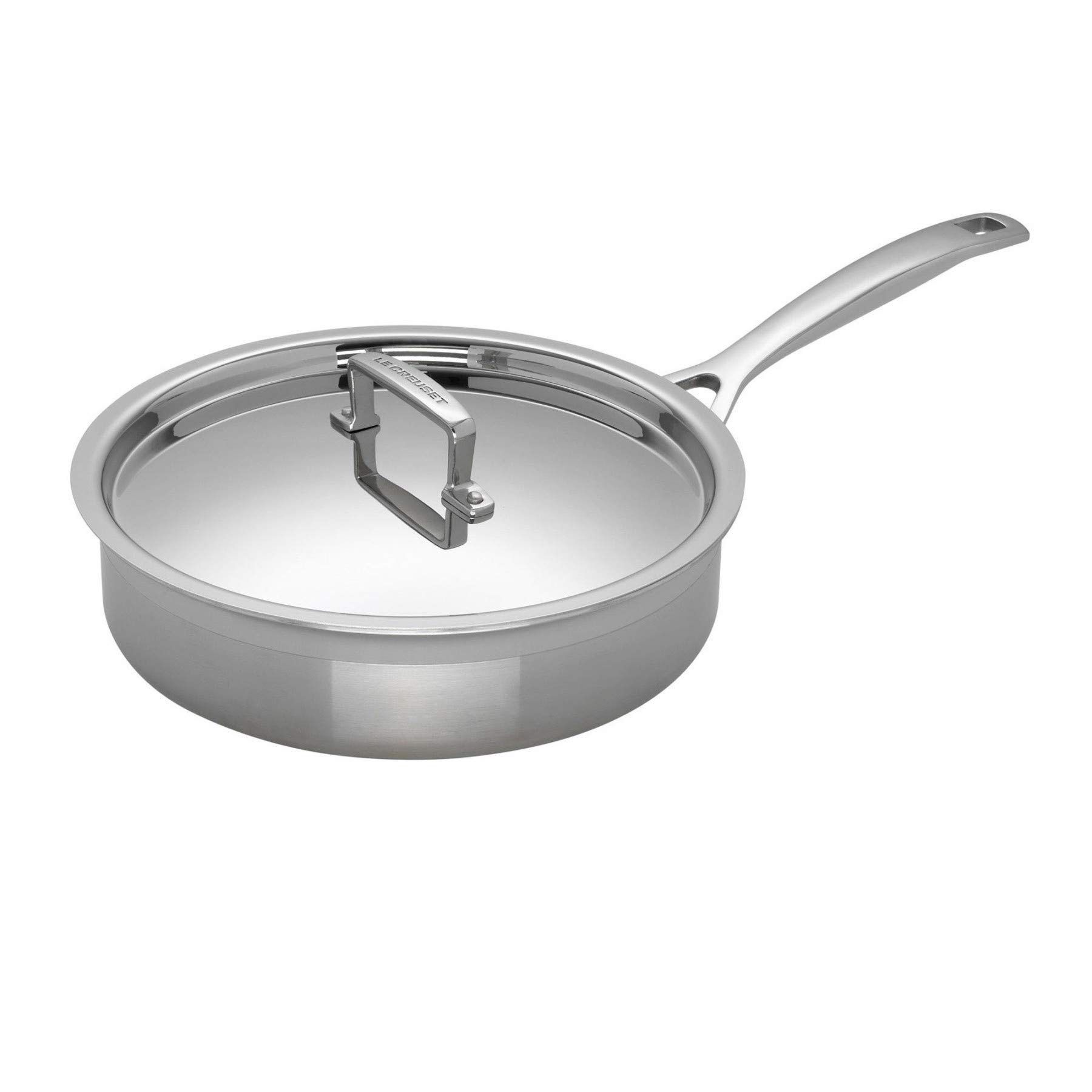 le-creuset-padella-saut-3-ply-con-coperchio-in-acciaio-inox-24-cm-compatibile-in image 3