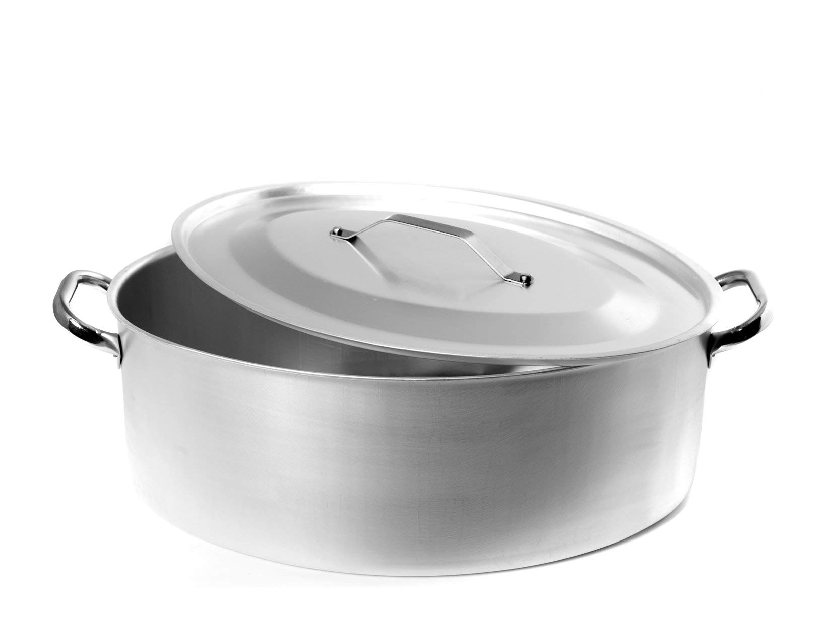pentole-agnelli-linea-alluminio-3-mm-professionale-casseruola-ovale-con-maniglie image 4