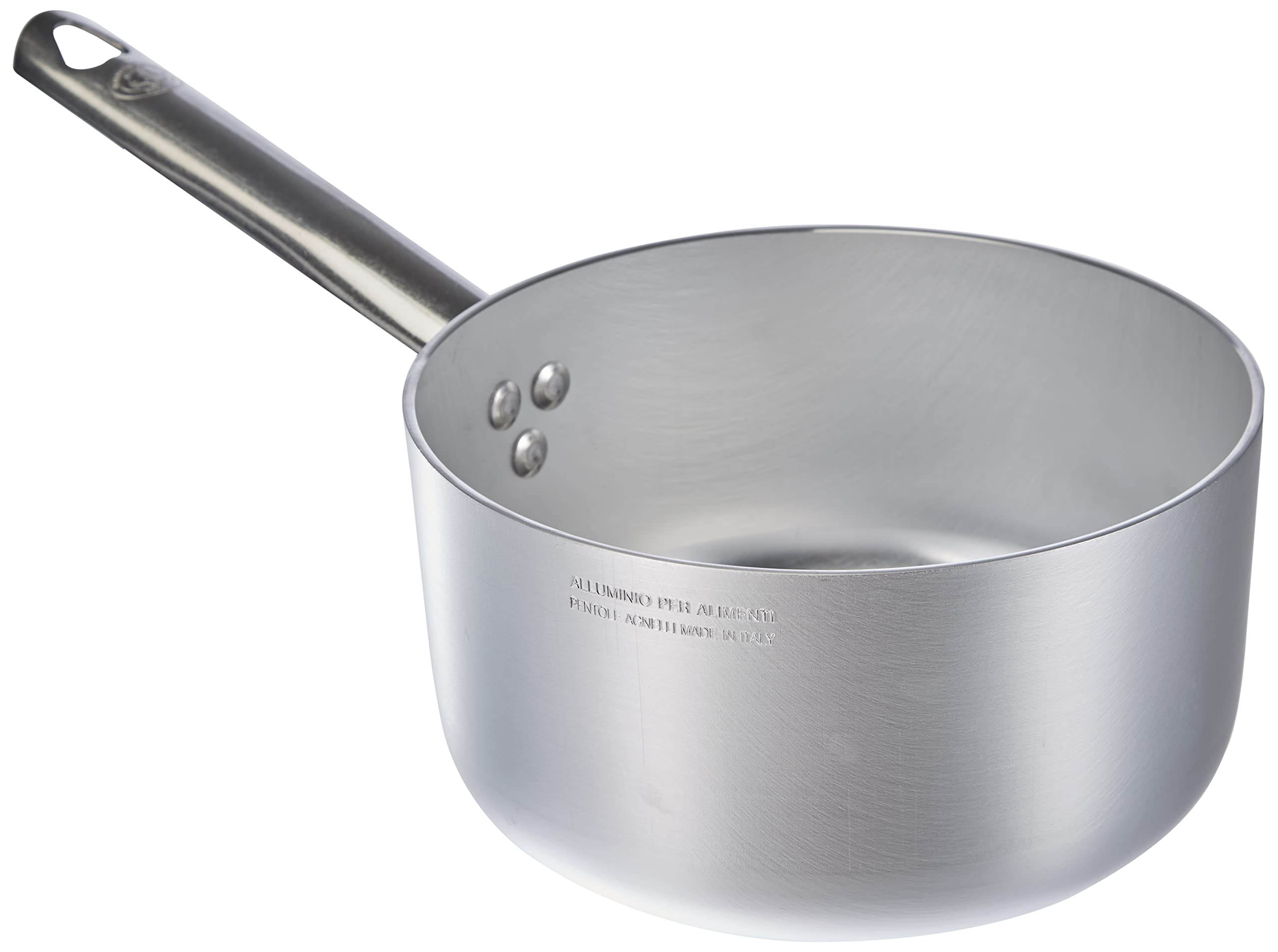 pentole-agnelli-casseruola-alta-professionale-in-alluminio-3-mm-con-manico-inox- image 1