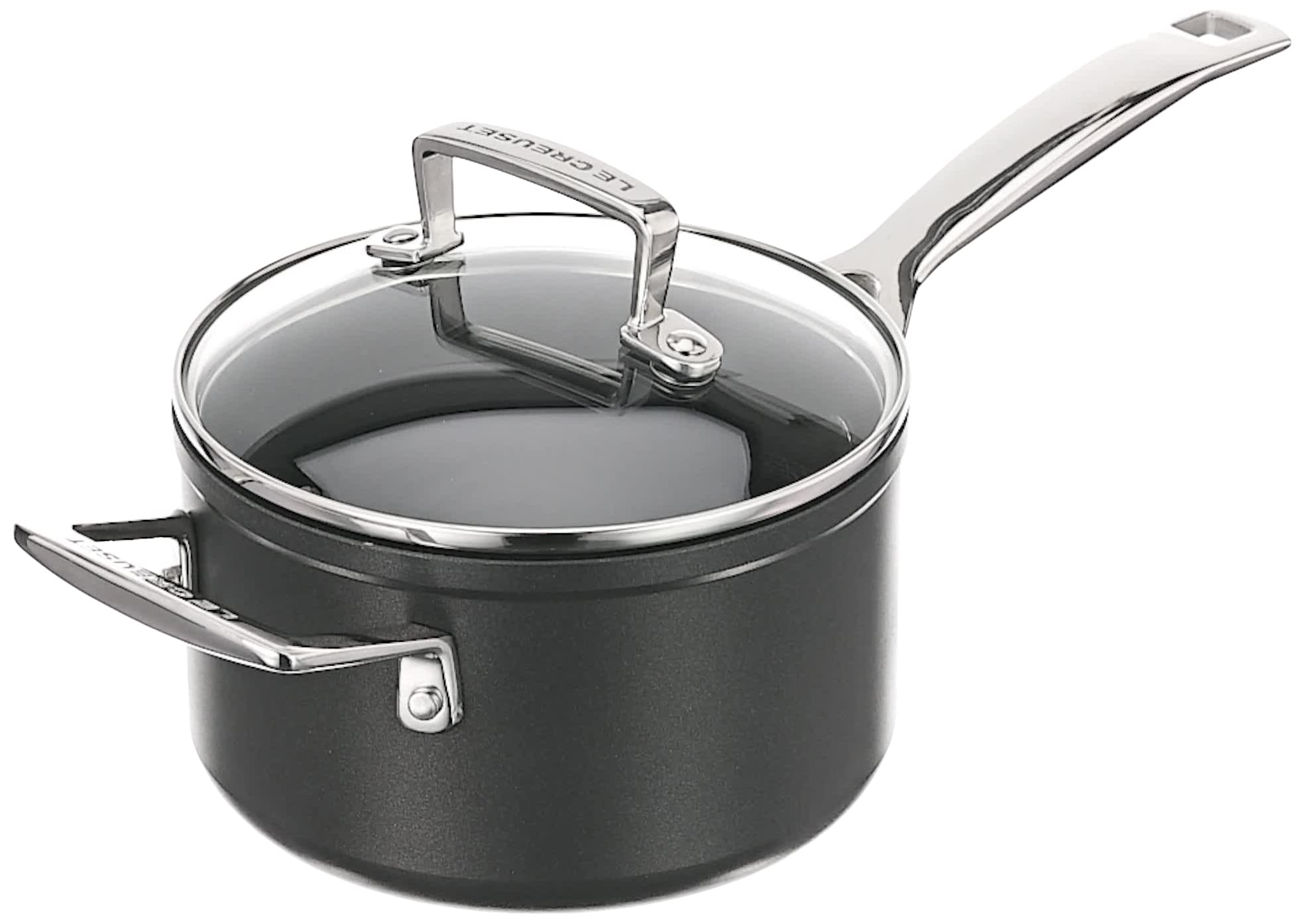 le-creuset-toughened-nonstick-casseruola-con-maniglia-e-coperchio-vetro-in-allum image 1