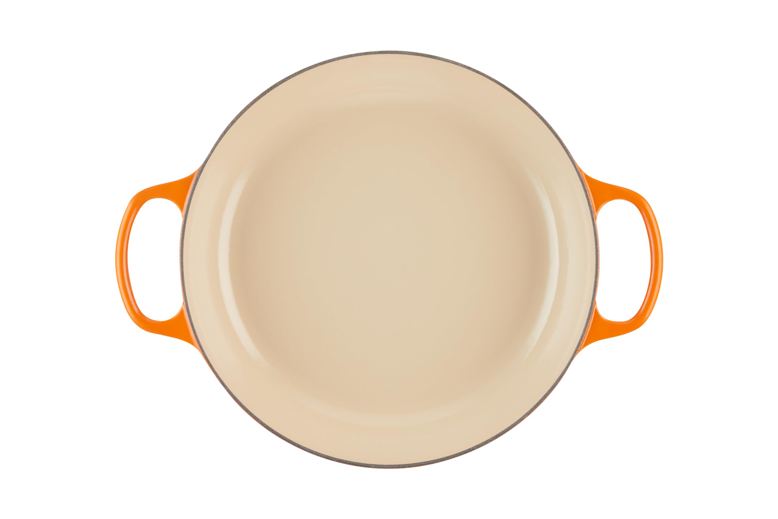 le-creuset-tegame-basso-evolution-30-cm-in-ghisa-vetrificata-3-2-l-arancione-mad image 3