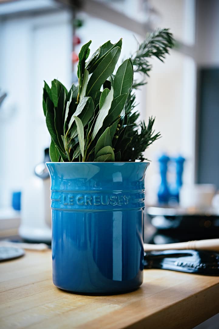 le-creuset-contenitore-per-utensili-da-cucina-in-gres-1-1-litri-blu-marsiglia image 2