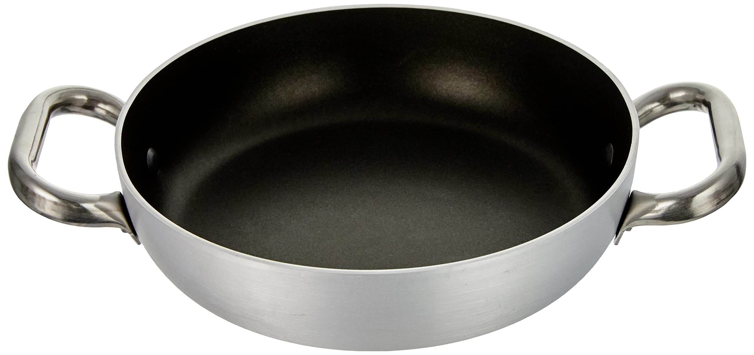 pentole-agnelli-alsa110s32-tegame-con-maniglie-alluminio-antiaderente-argento-32 image 6
