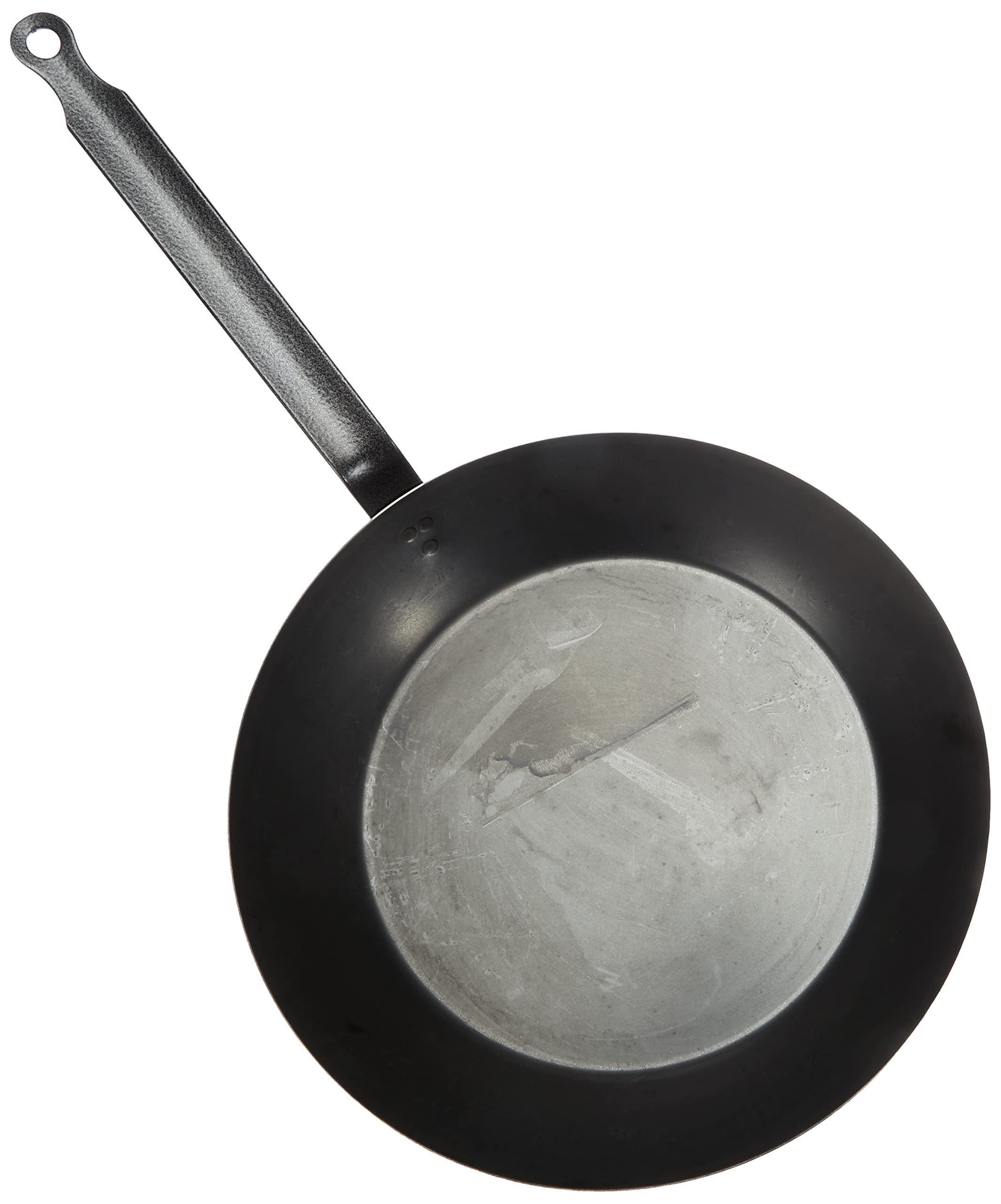 pentole-agnelli-cofe3006t28-padella-lionese-leggera-in-ferro-con-1-manico-nero-2 image 2
