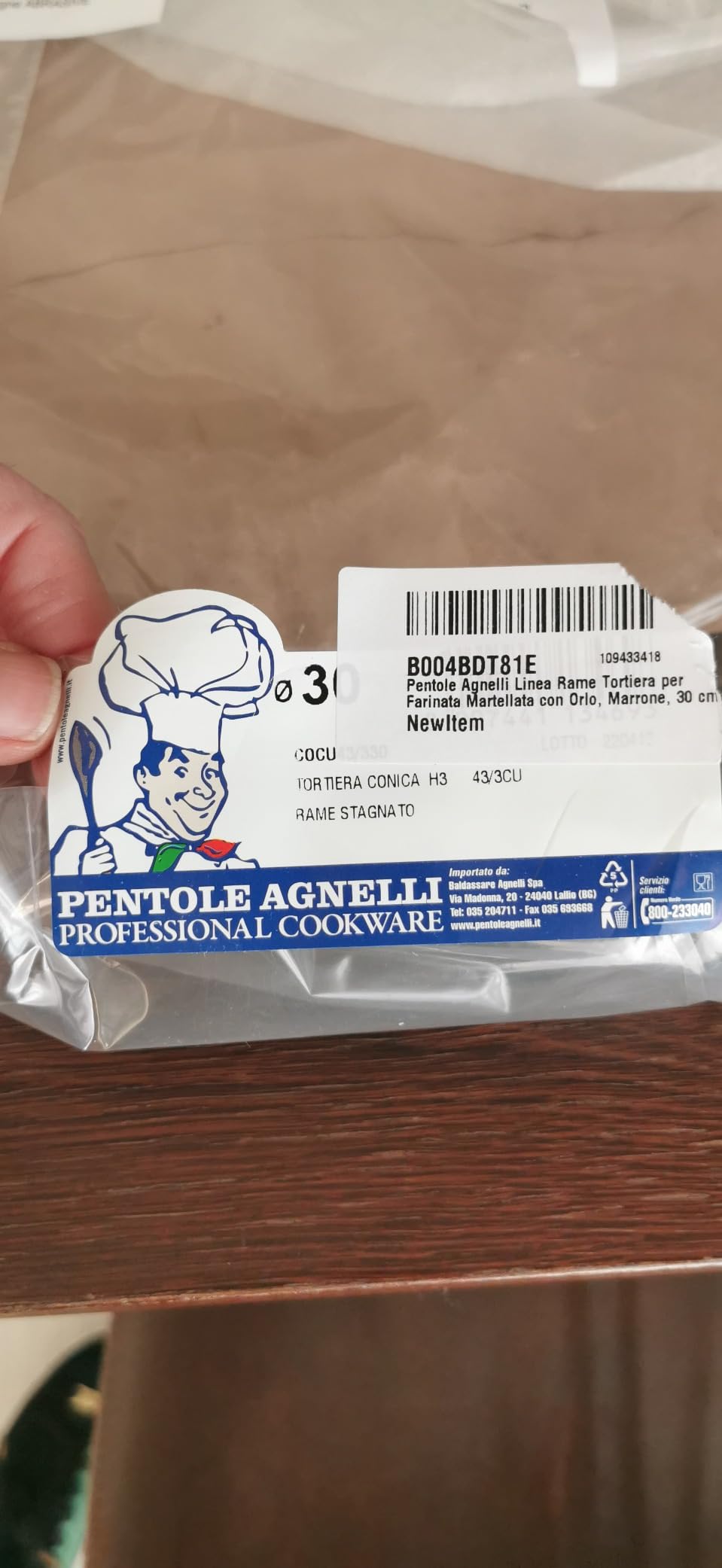 Si è deformato il fondo