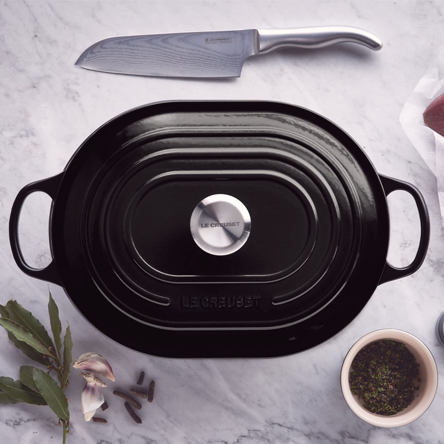 le-creuset-casseruola-oblong-evolution-ghisa-vetrificata-31-cm-3-4-litri-nero-ma image 5