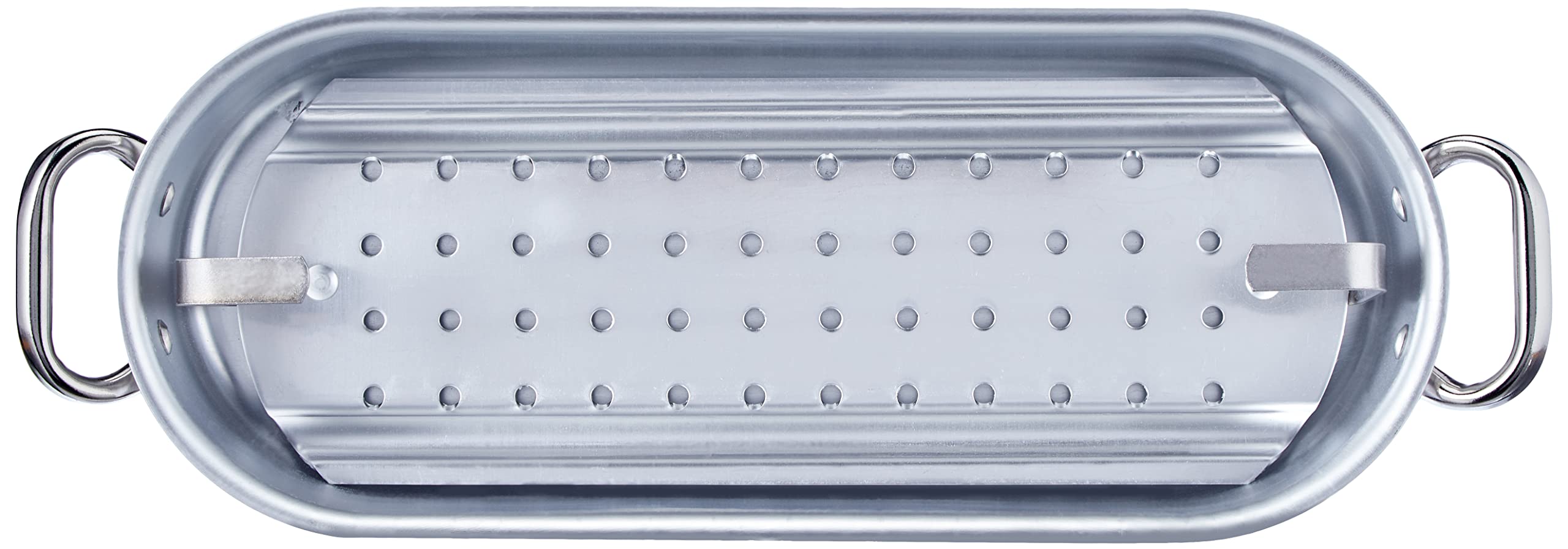 pentole-agnelli-alma11840-pesciera-con-coperchio-e-griglia-in-alluminio-40-cm-3- image 3