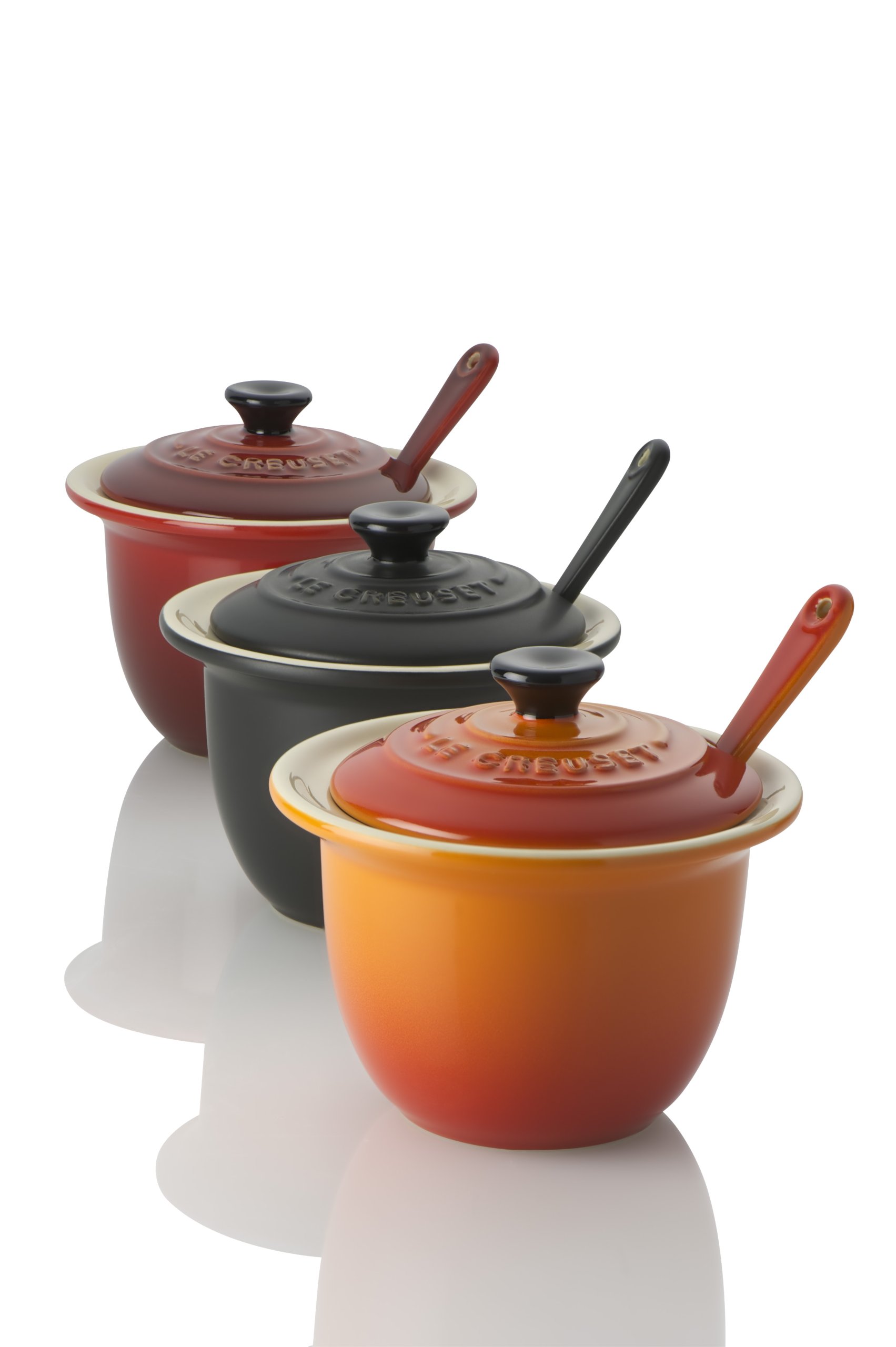 le-creuset-portacondimenti-in-gres-vetrificato-con-pomolo-colorato-11-cm-0-2-l-a image 2