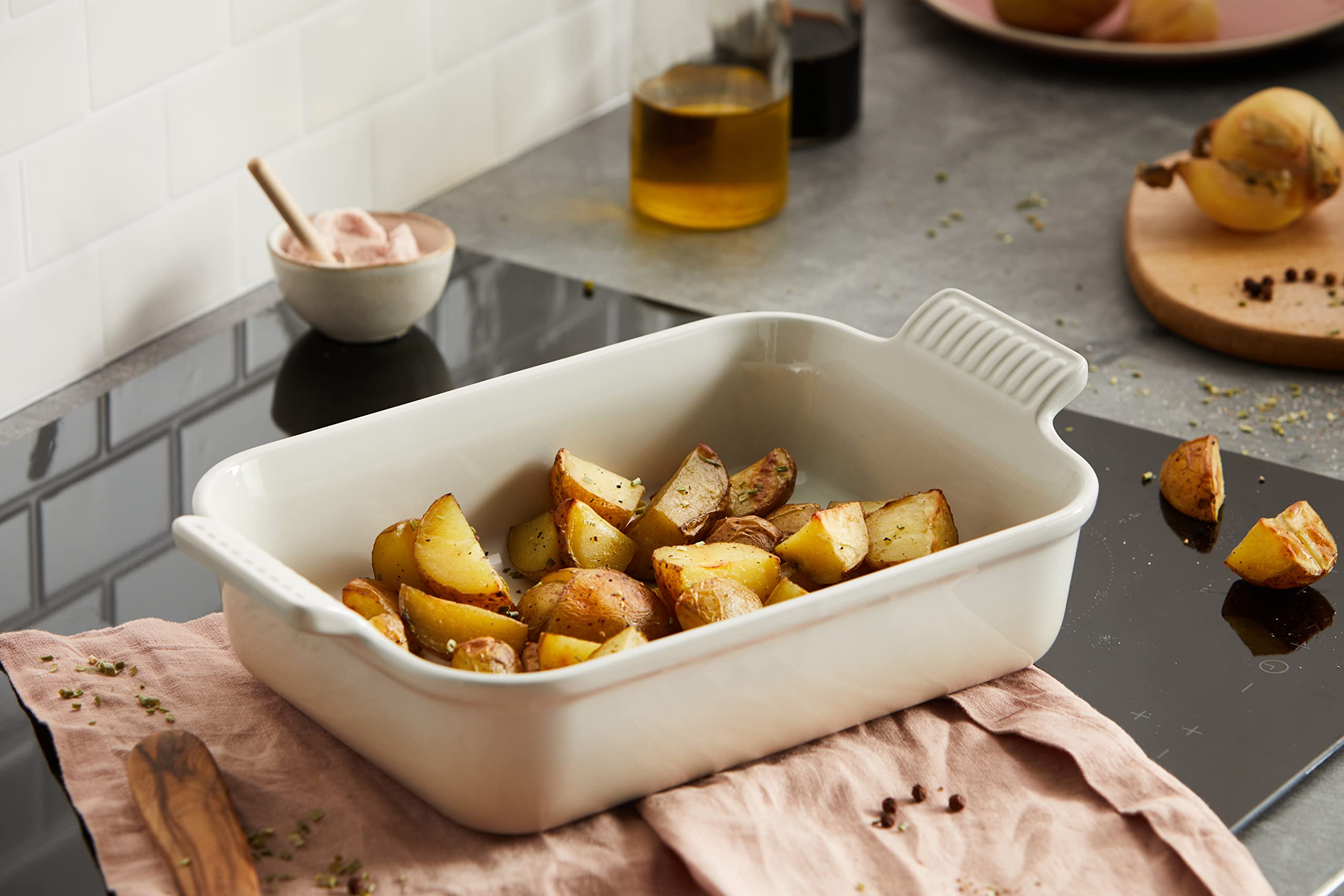 le-creuset-pirofila-rettangolare-tradition-in-gres-vetrificato-26-cm-2-4-l-merin image 2