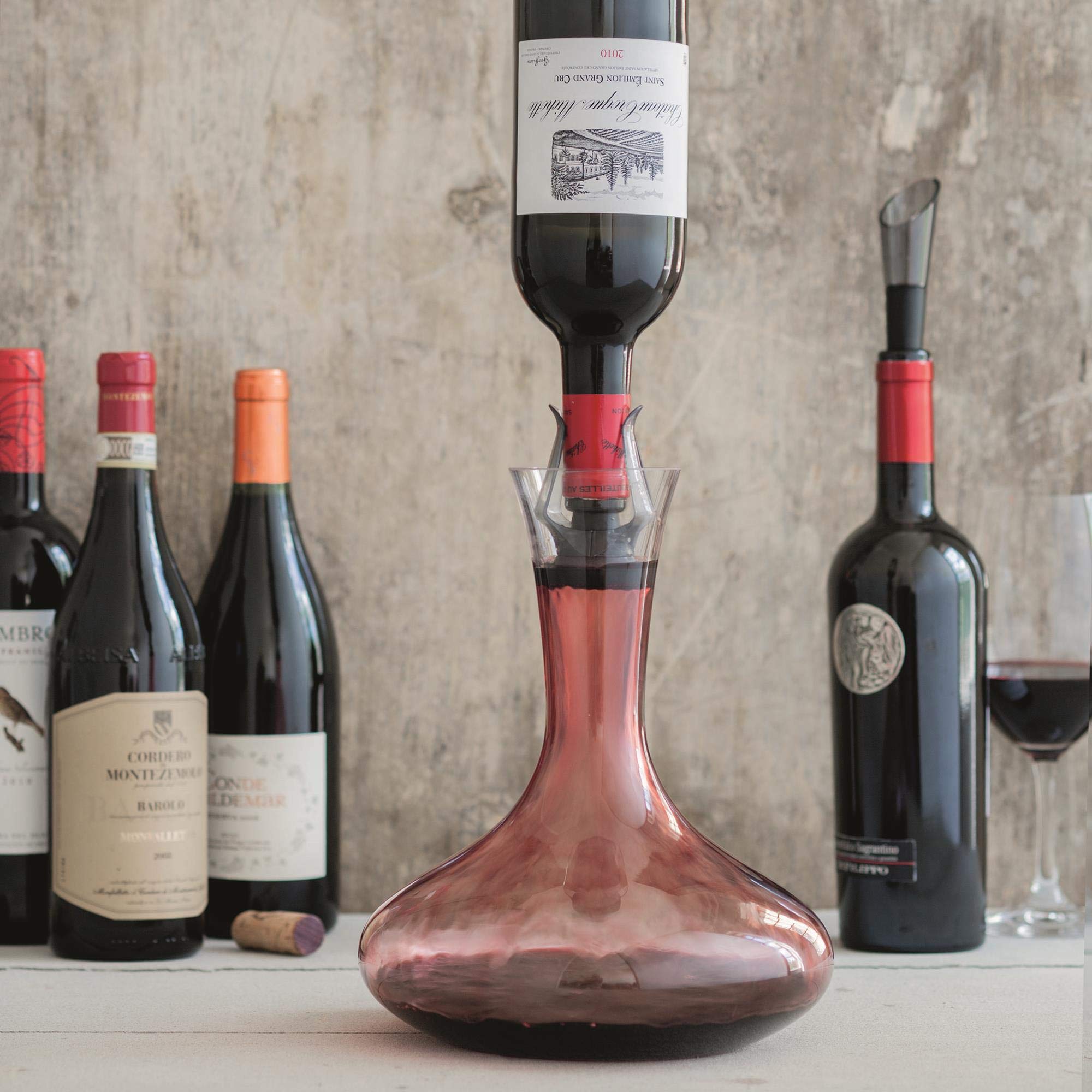 le-creuset-wa142-decanter-con-aeratore-per-vino-nero image 2