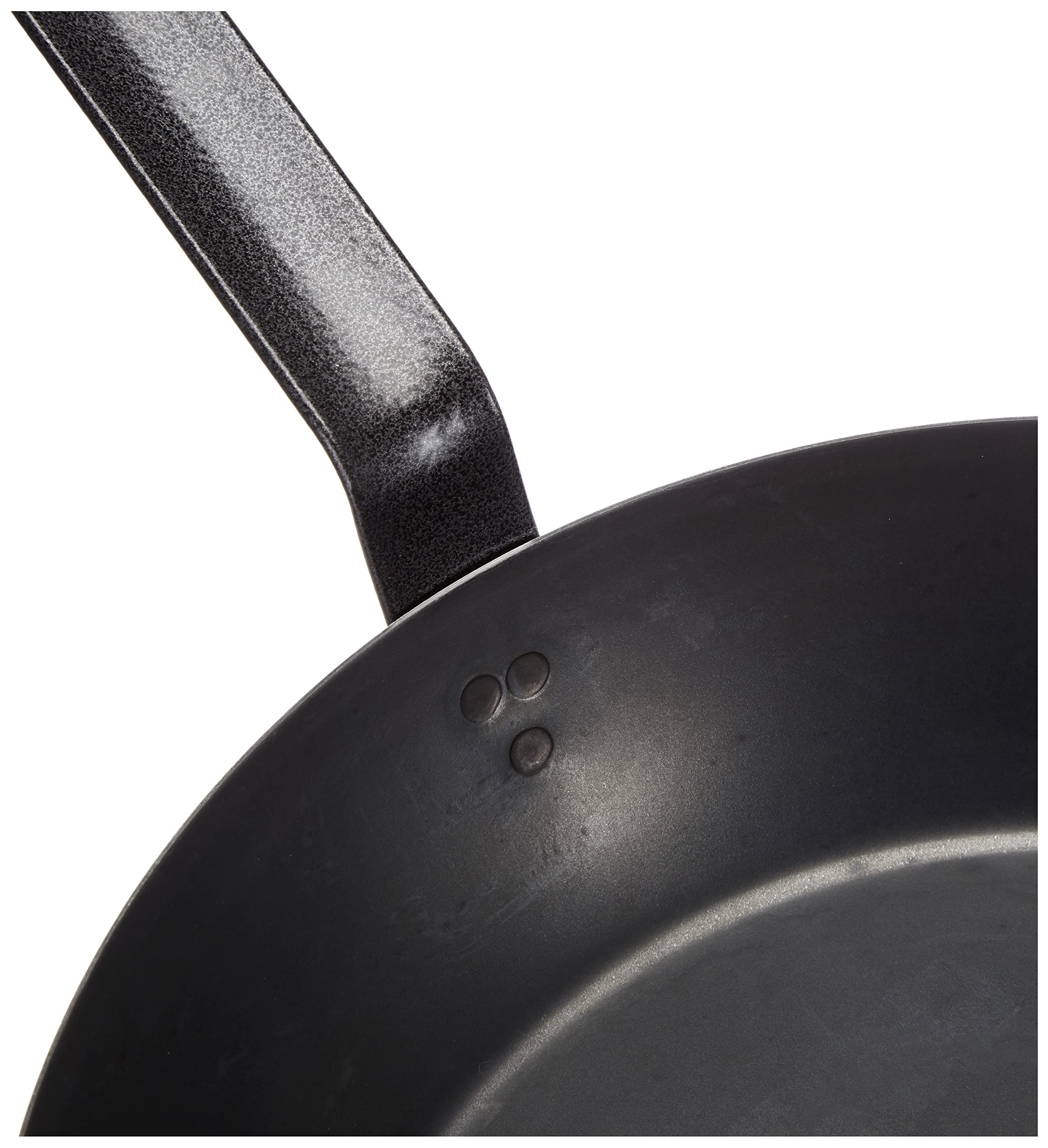 pentole-agnelli-cofe3006t28-padella-lionese-leggera-in-ferro-con-1-manico-nero-2 image 3