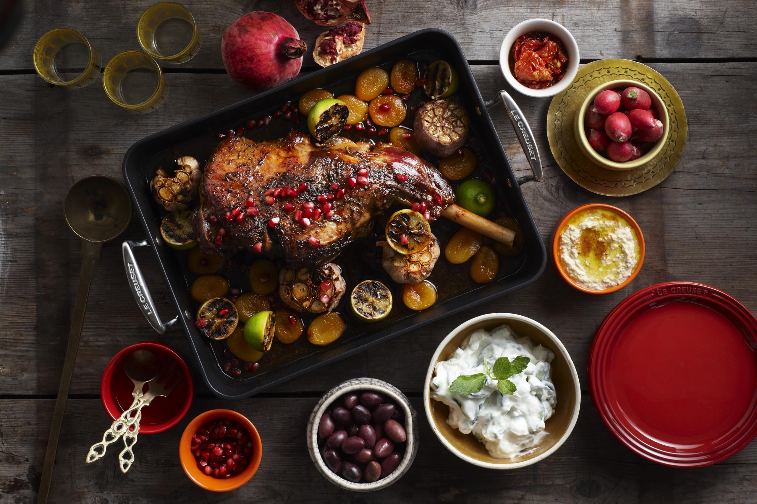 le-creuset-toughened-nonstick-arrostiera-rettangolare-antiaderente-in-alluminio- image 4