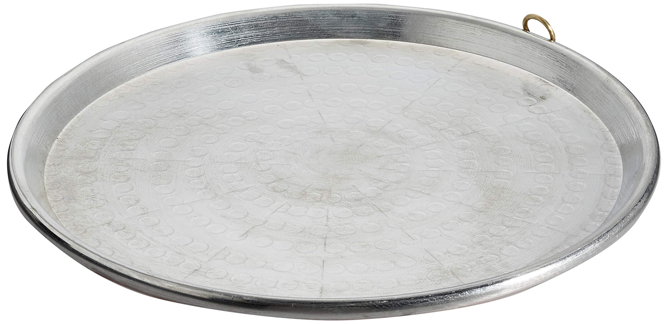 pentole-agnelli-linea-rame-tortiera-per-farinata-martellata-2-mm-con-orlo-30-cm- image 6