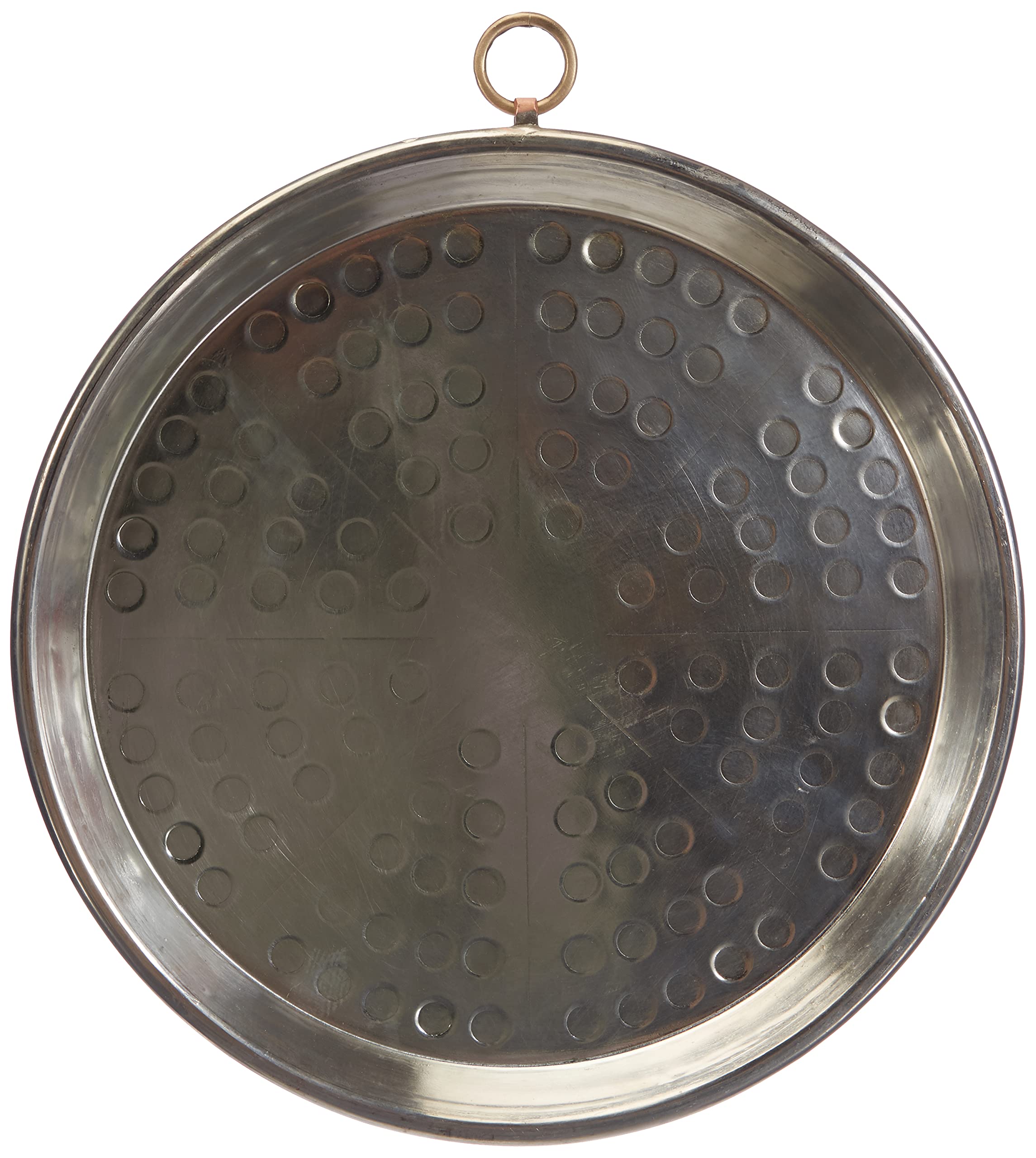 pentole-agnelli-linea-rame-tortiera-per-farinata-martellata-2-mm-con-orlo-30-cm- image 3