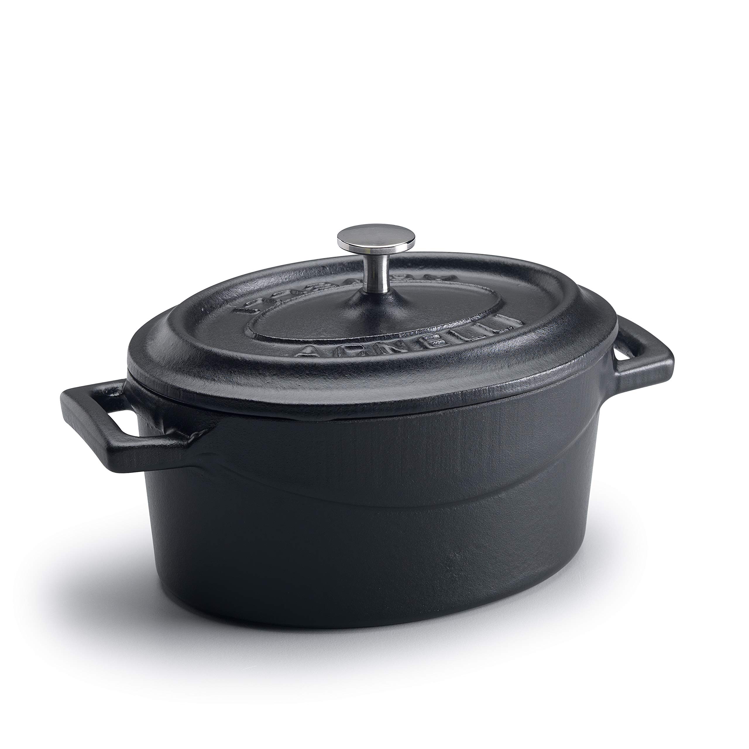 pentole-agnelli-casseruola-ovale-in-ghisa-con-2-maniglie-arancione-12-x-9-cm-lin image 4