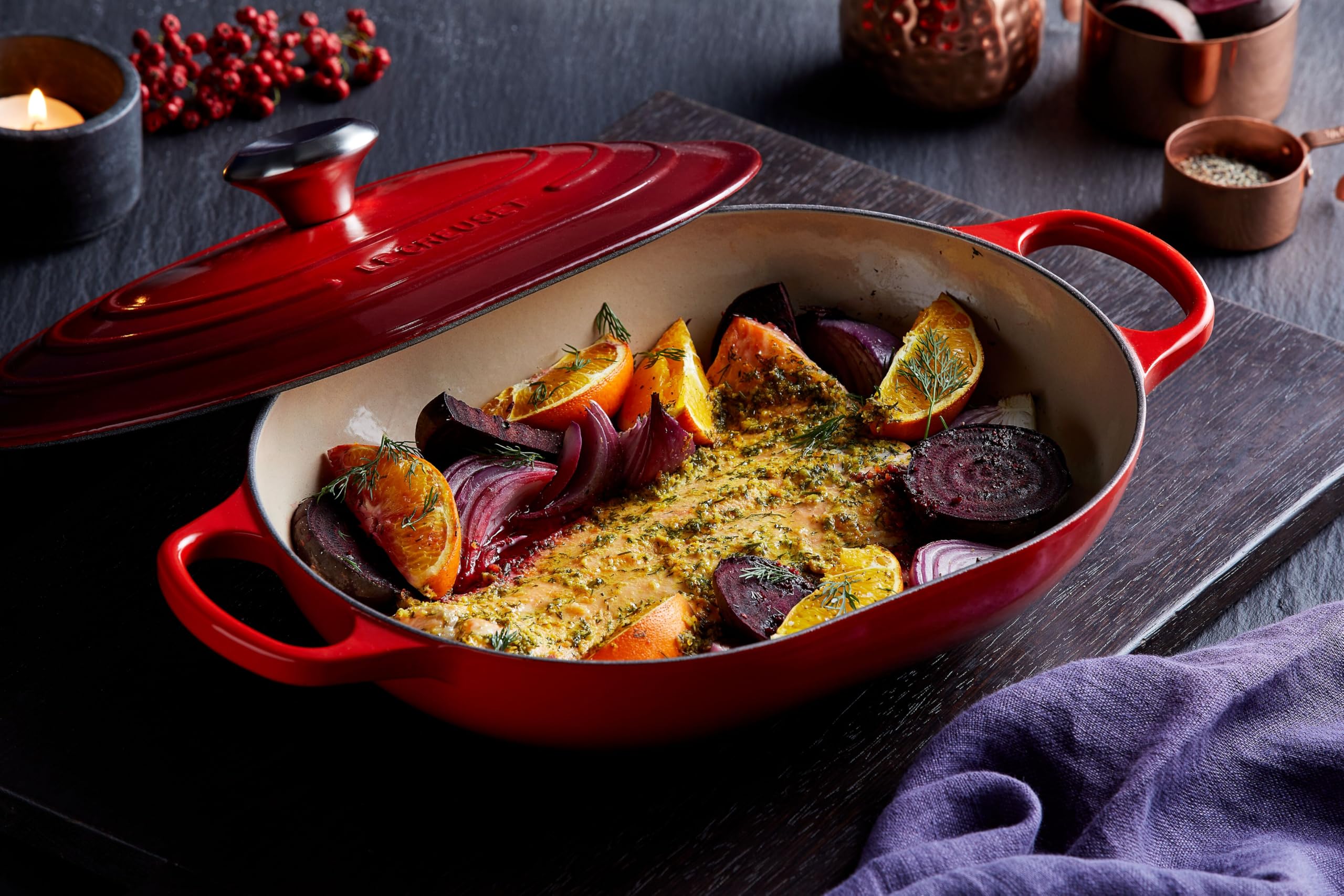 le-creuset-casseruola-oblong-evolution-in-ghisa-vetrificata-31-cm-3-4-litri-cili image 6