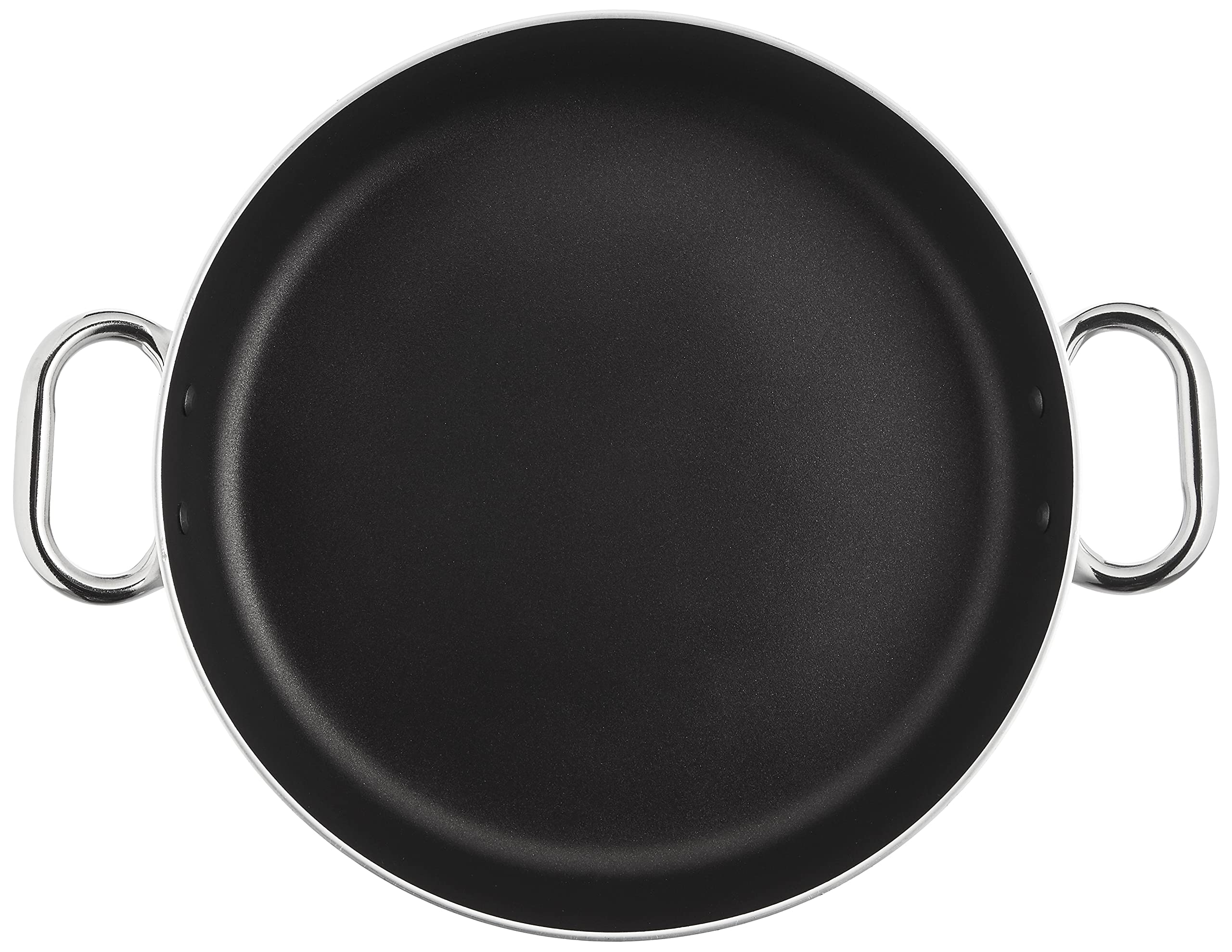 pentole-agnelli-alsa110s32-tegame-con-maniglie-alluminio-antiaderente-argento-32 image 3