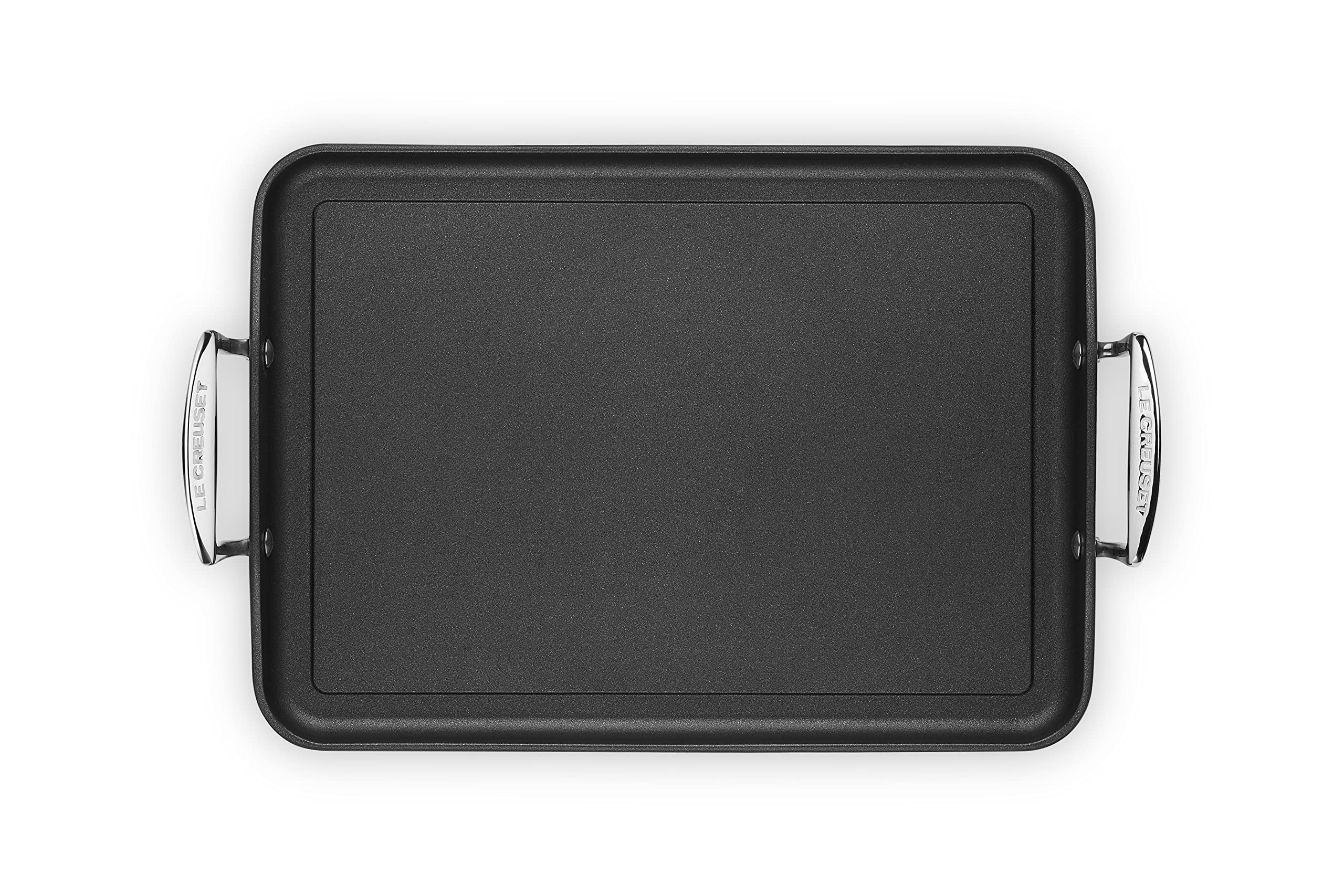 le-creuset-toughened-nonstick-grill-rectangolare-antiaderente-in-alluminio-35-cm image 3