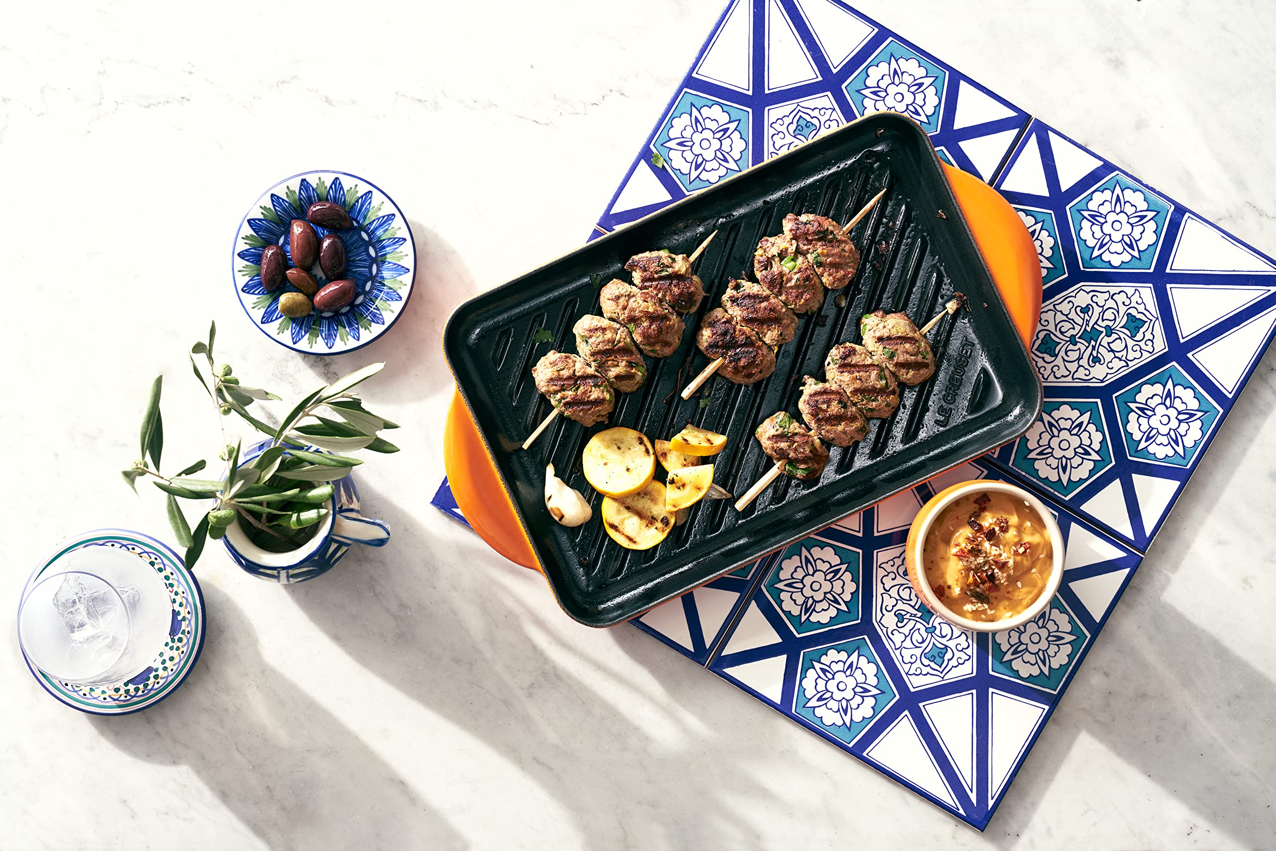 le-creuset-grill-rettangolare-tradition-in-ghisa-vetrificata-32-cm-nero-matt-ada image 5